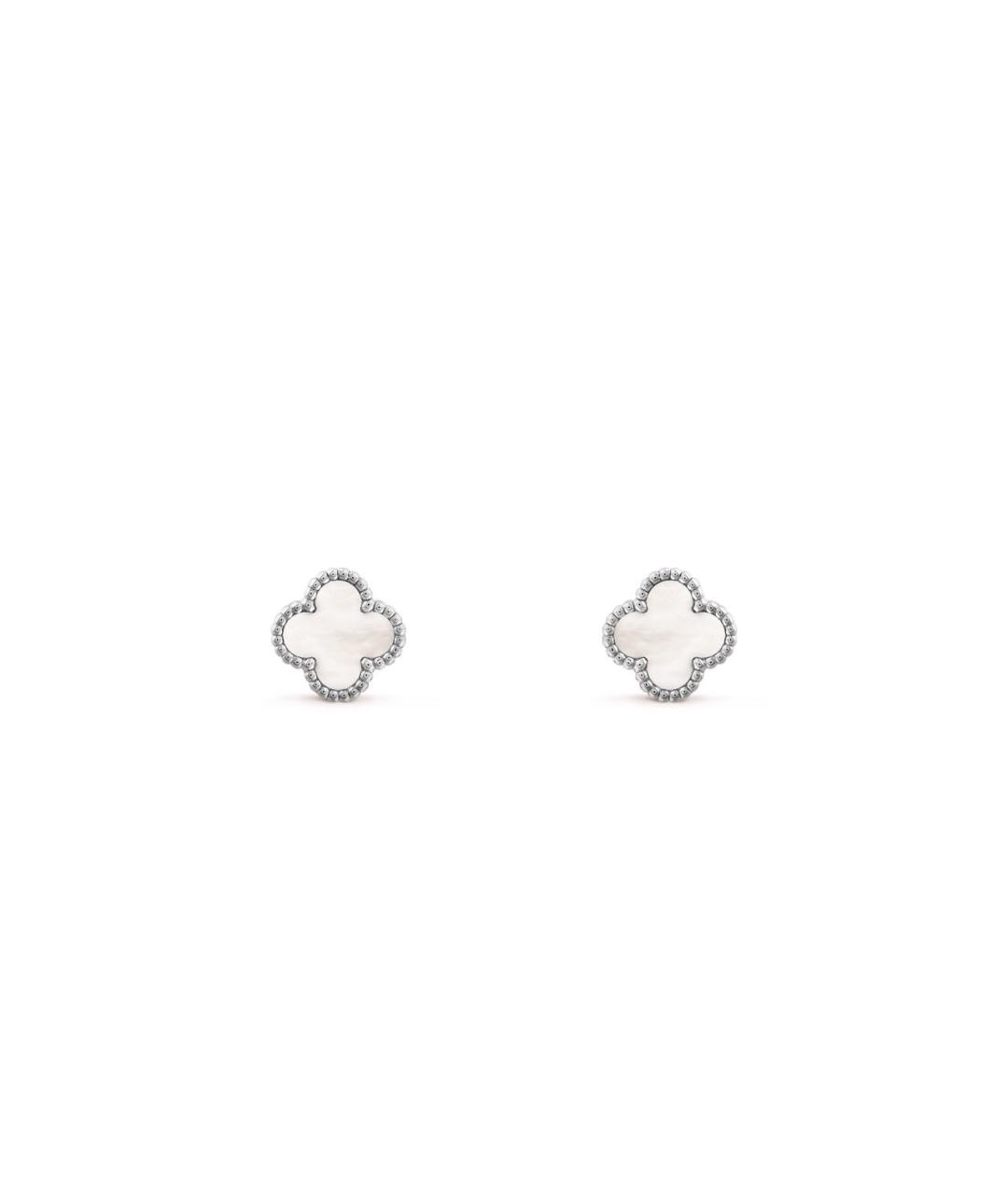 VAN CLEEF & ARPELS Белые серьги из белого золота, фото 1