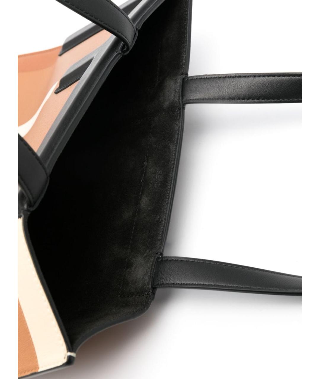 FENDI Черная сумка тоут, фото 5