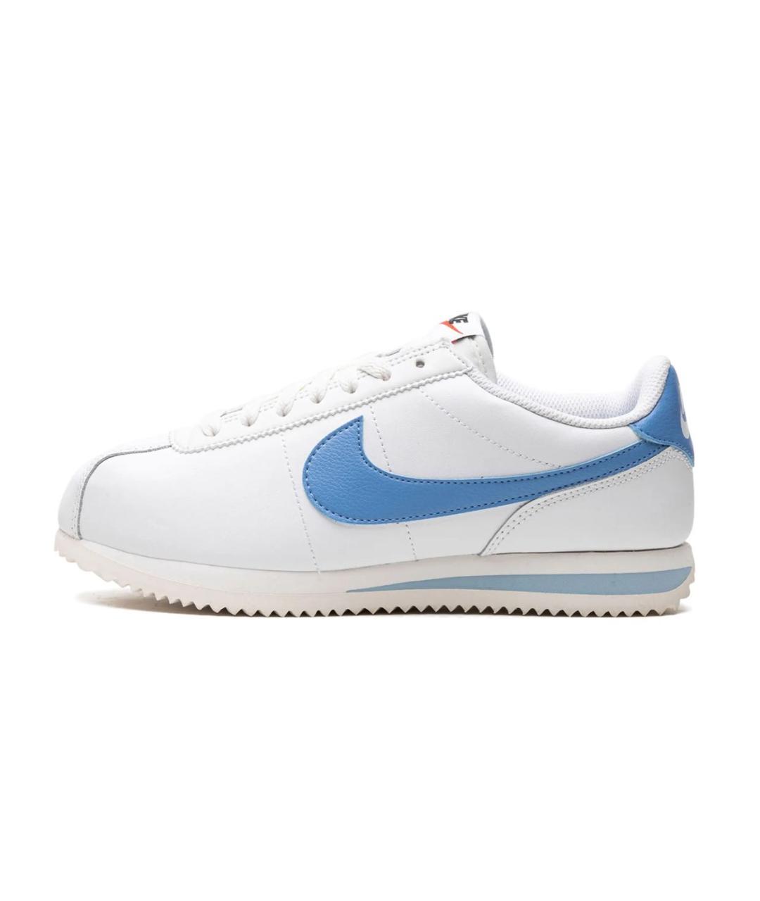 NIKE Белые кожаные кроссовки, фото 4