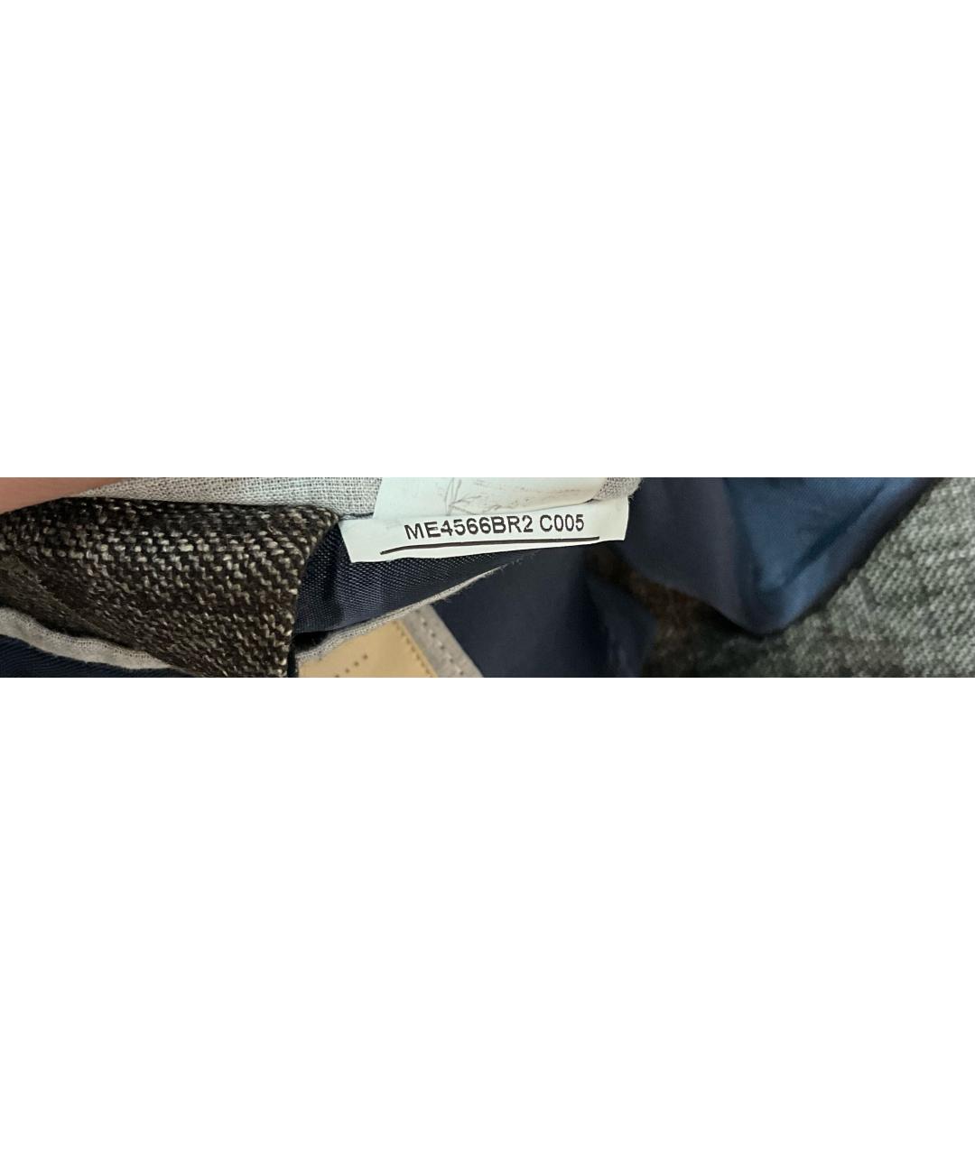 BRUNELLO CUCINELLI Коричневый классический костюм, фото 7