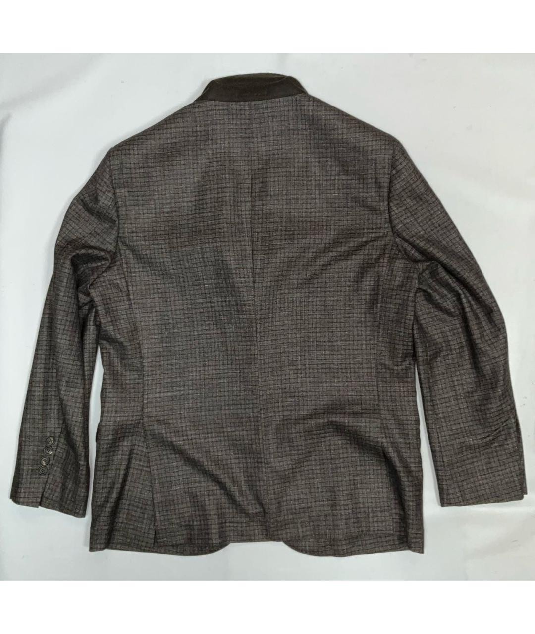 BRUNELLO CUCINELLI Коричневый классический костюм, фото 8