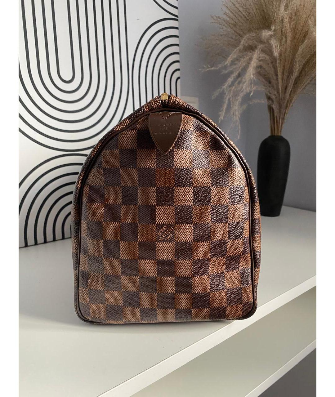 LOUIS VUITTON Коричневая сумка с короткими ручками, фото 2