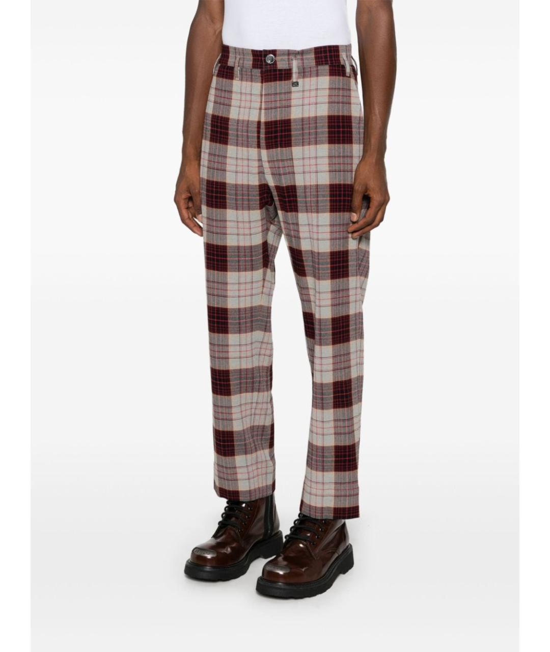 VIVIENNE WESTWOOD Мульти хлопковые повседневные брюки, фото 3