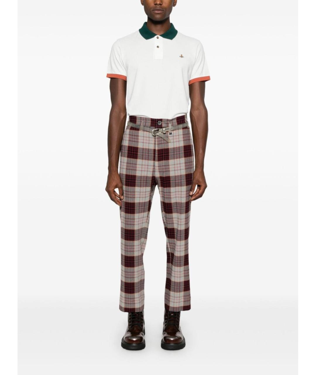 VIVIENNE WESTWOOD Мульти хлопковые повседневные брюки, фото 2