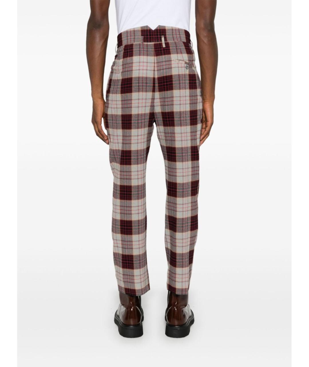 VIVIENNE WESTWOOD Мульти хлопковые повседневные брюки, фото 4