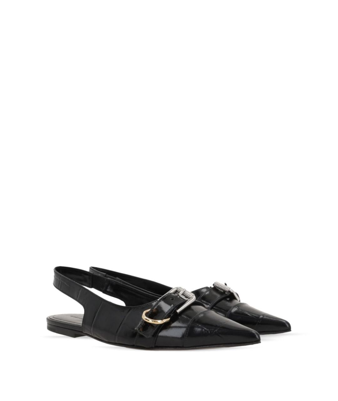 GIVENCHY Черные кожаные сандалии, фото 3