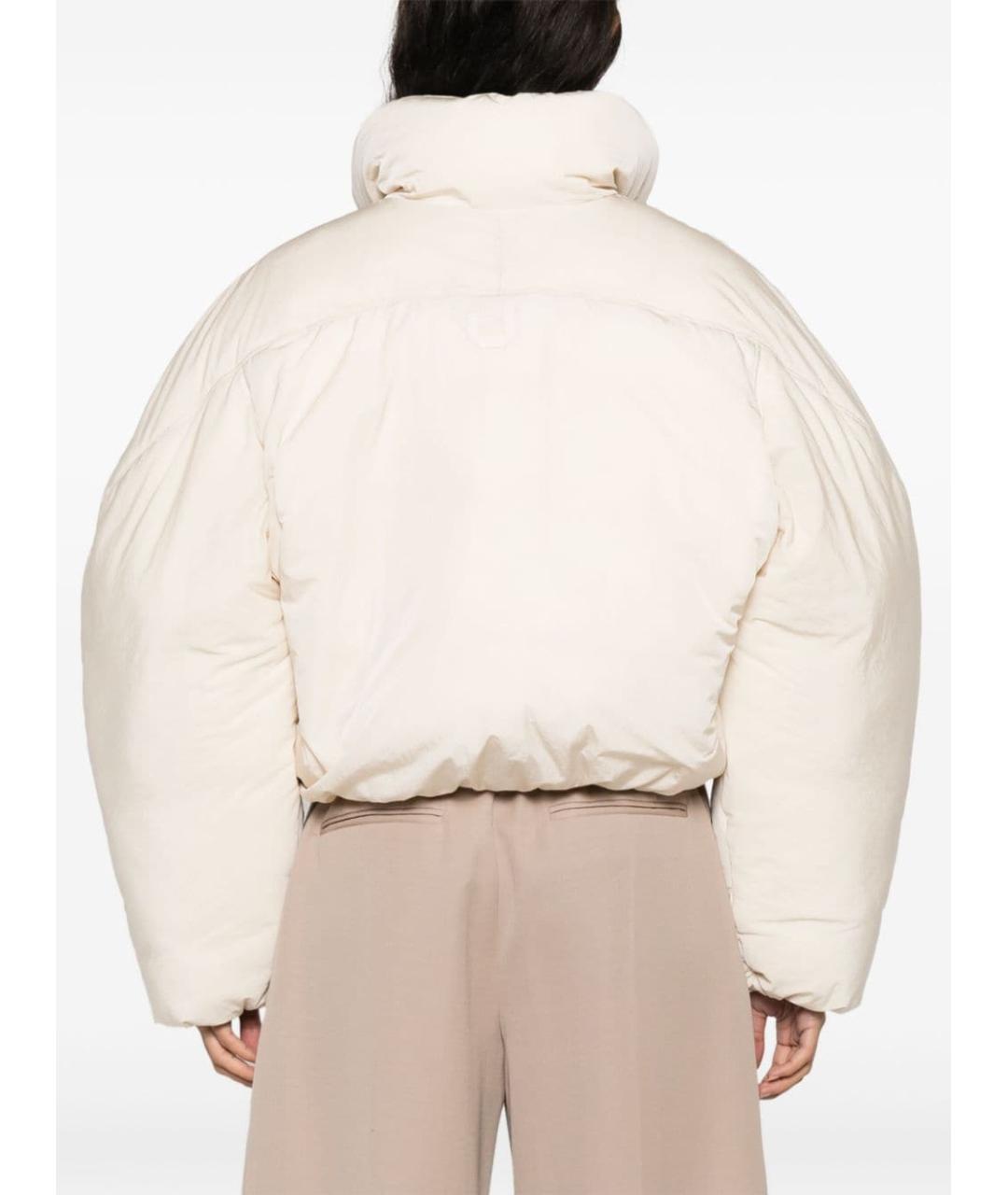 JACQUEMUS Бежевый пуховик, фото 4