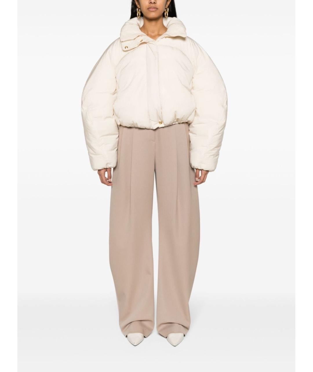 JACQUEMUS Бежевый пуховик, фото 5