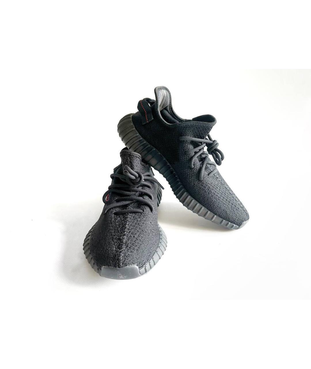 ADIDAS YEEZY Черные низкие кроссовки / кеды, фото 2