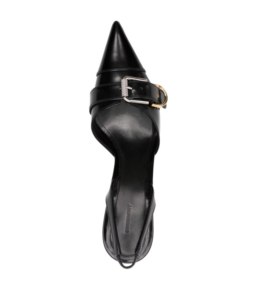 GIVENCHY Черные кожаные туфли, фото 3