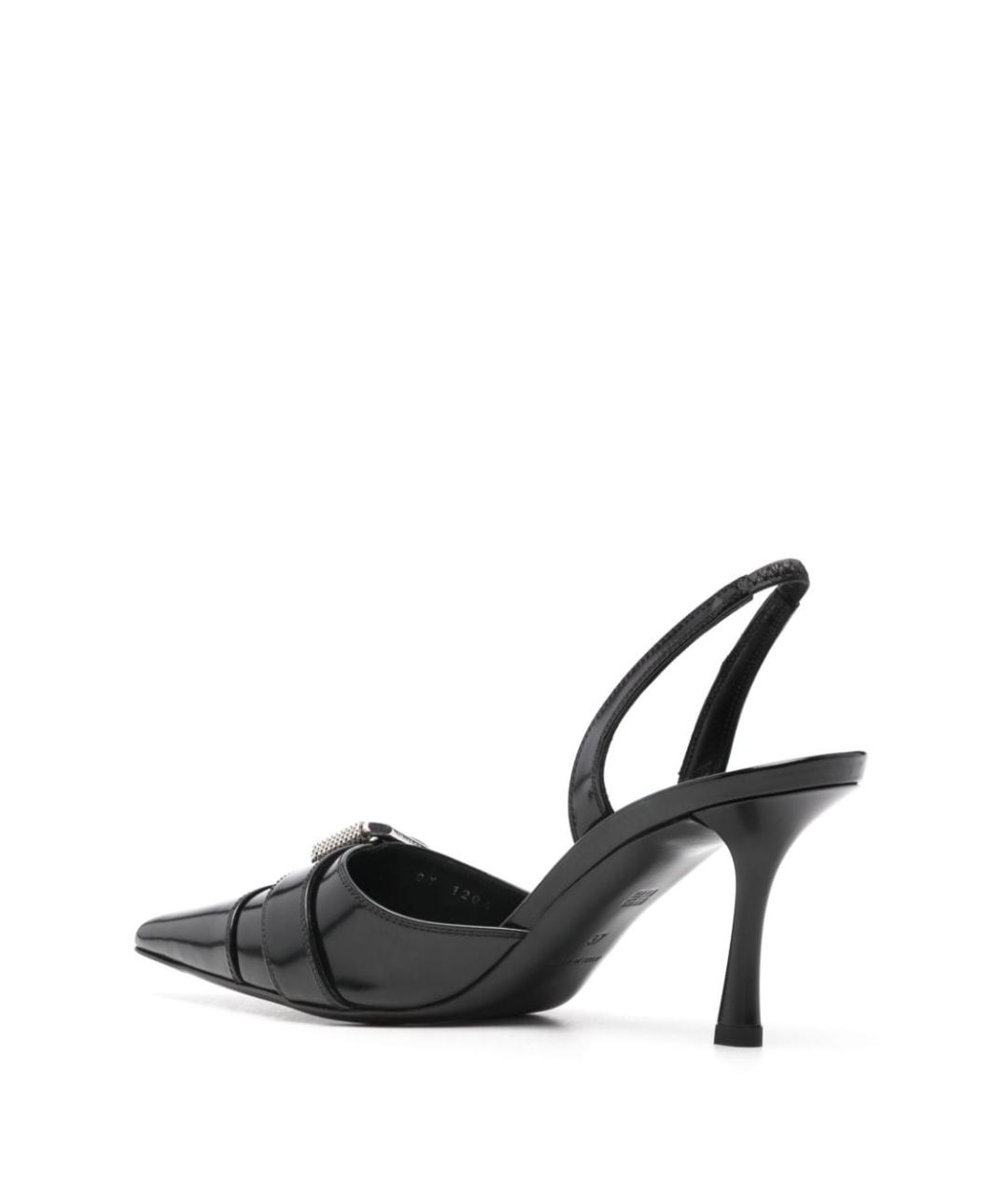 GIVENCHY Черные кожаные туфли, фото 4