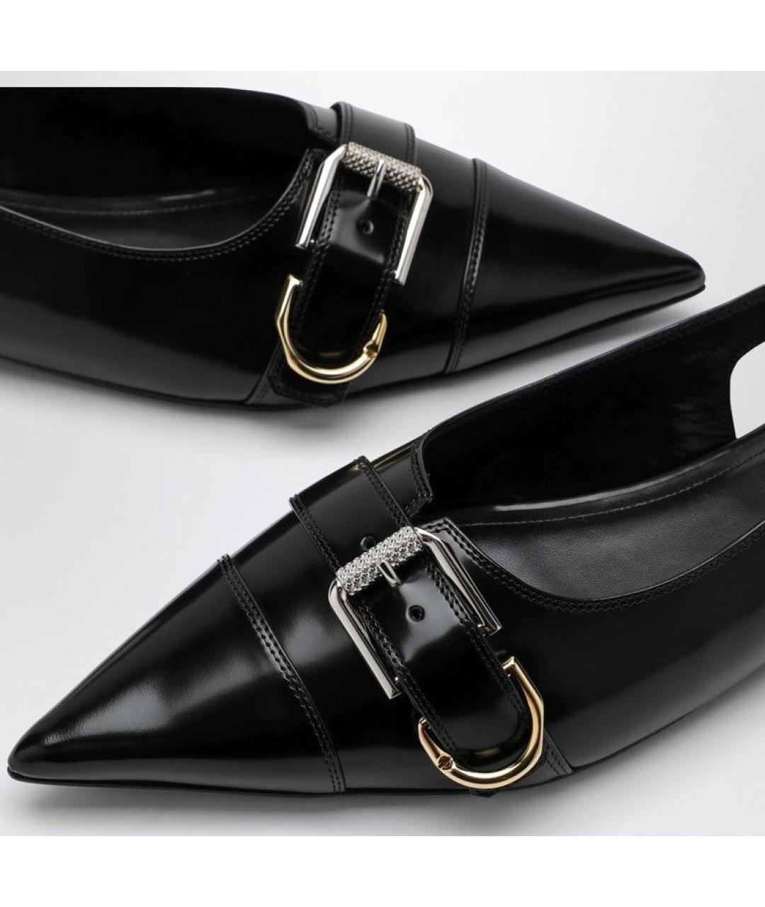 GIVENCHY Черные кожаные балетки, фото 5