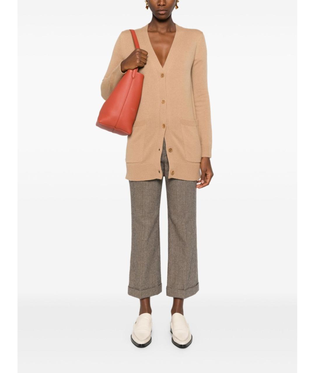 MAX MARA Бежевый кашемировый кардиган, фото 5