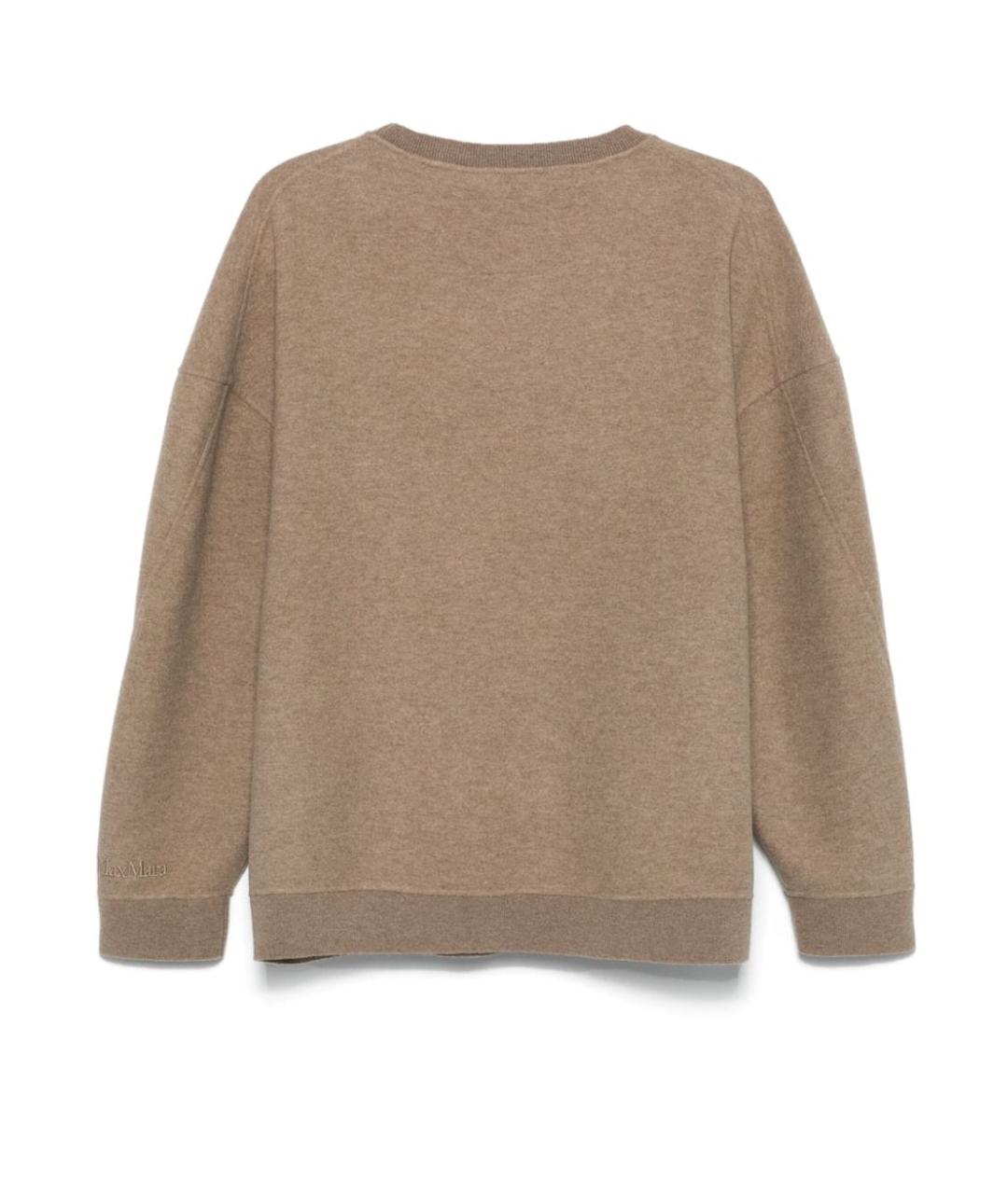 MAX MARA Бежевый кашемировый джемпер / свитер, фото 2