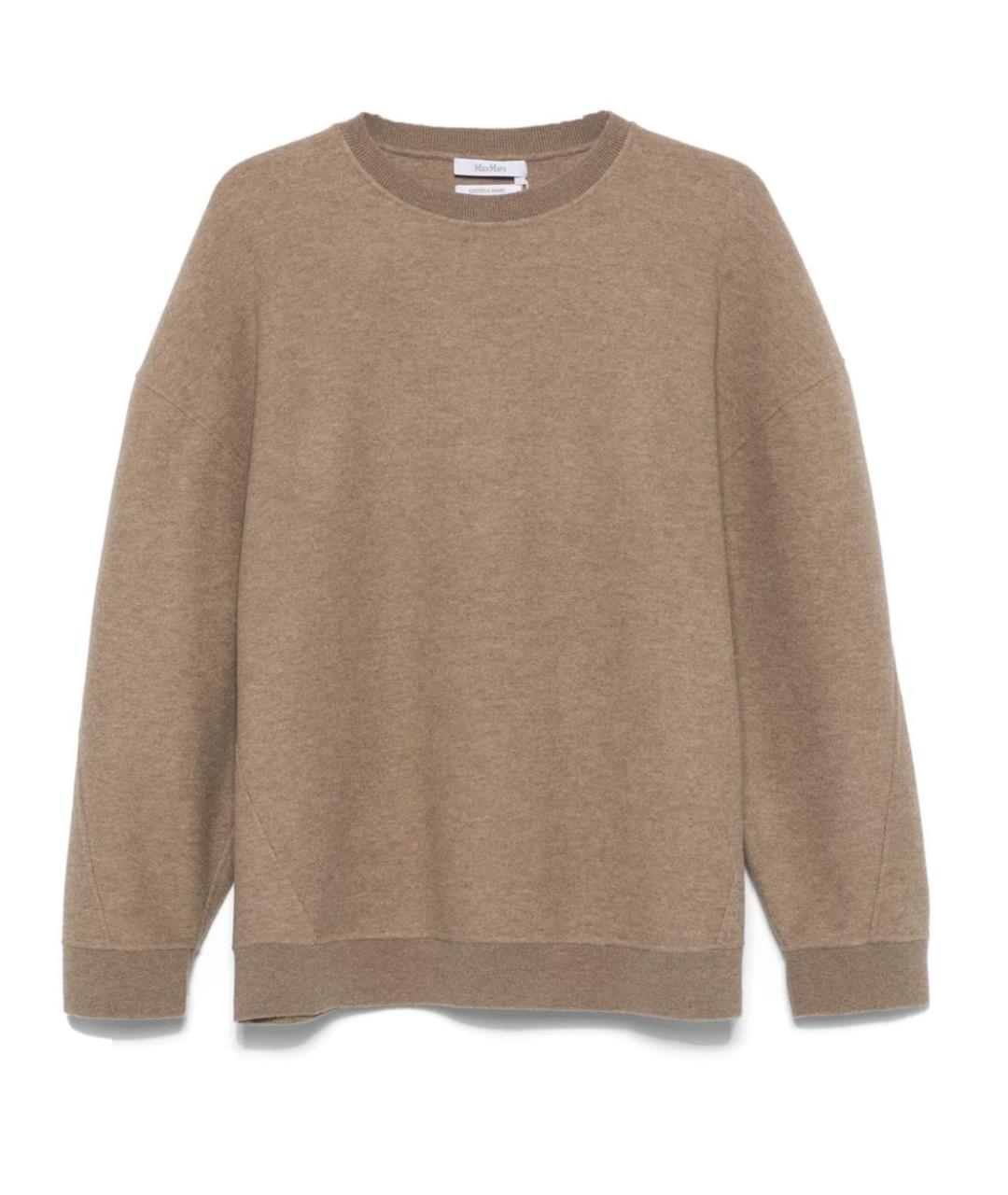 MAX MARA Бежевый кашемировый джемпер / свитер, фото 1
