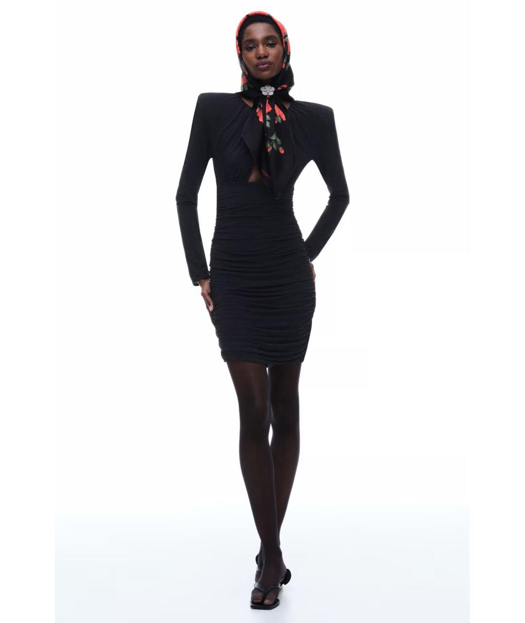 MAGDA BUTRYM Черное коктейльное платье, фото 2