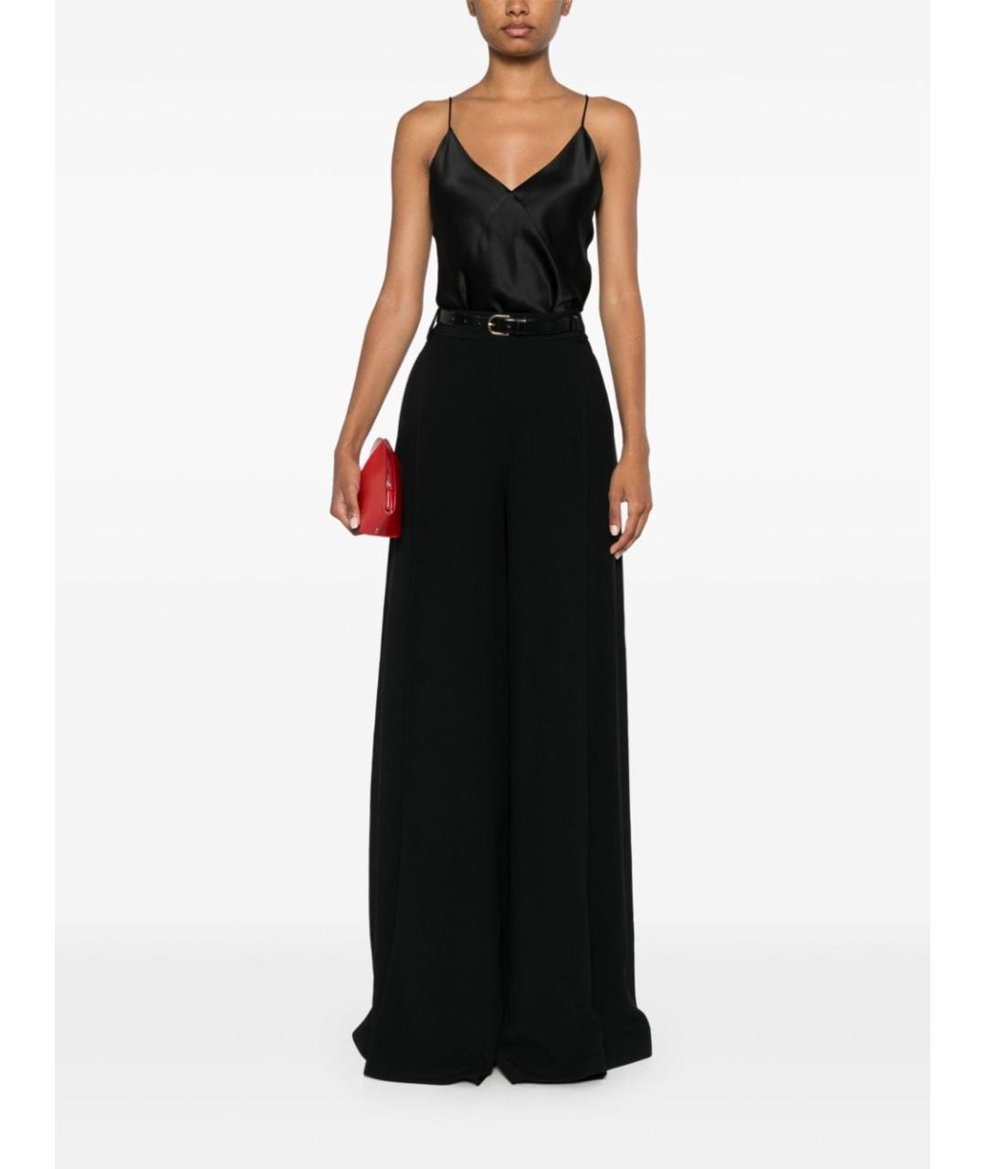 MAX MARA Черная шелковая майка, фото 5