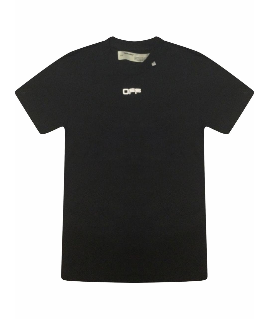 OFF-WHITE Черная футболка, фото 1