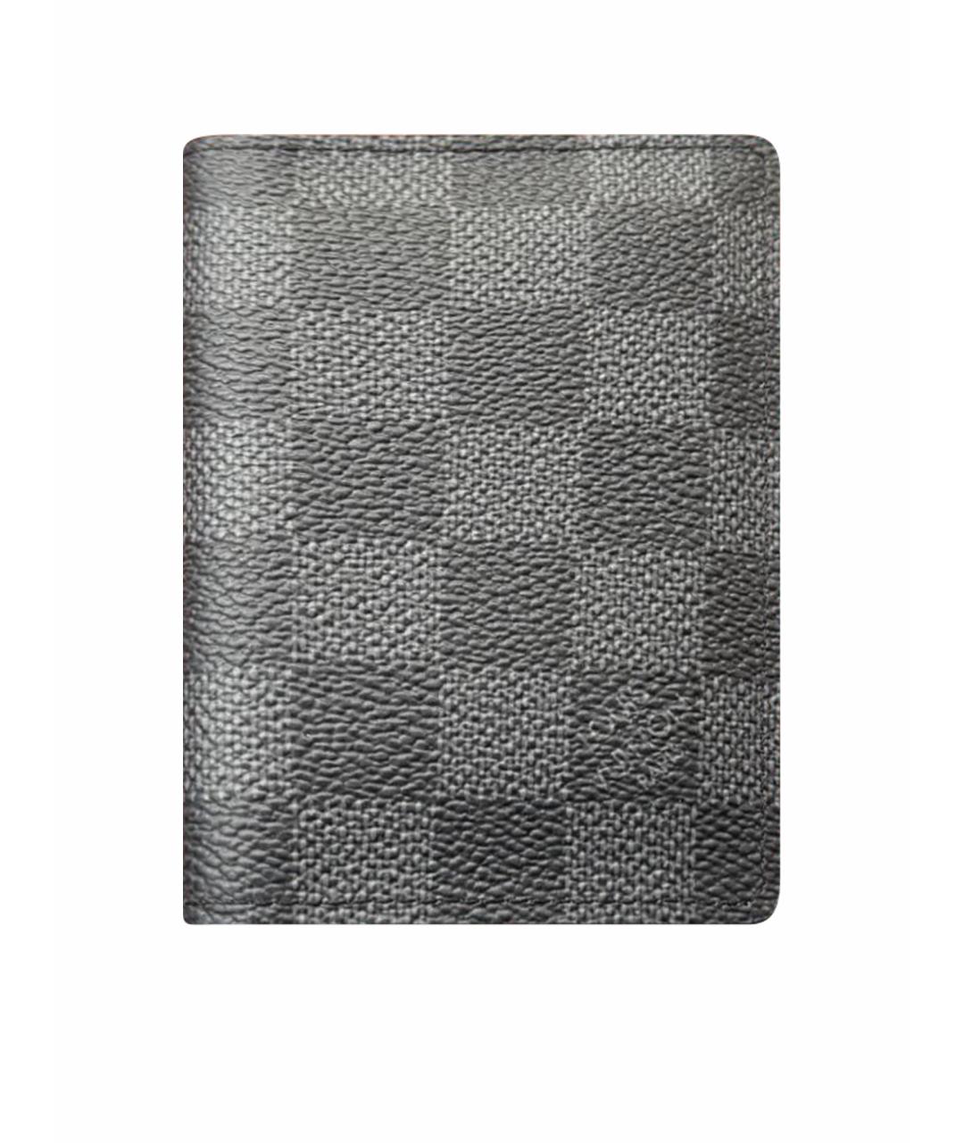 LOUIS VUITTON Антрацитовый кошелек, фото 1
