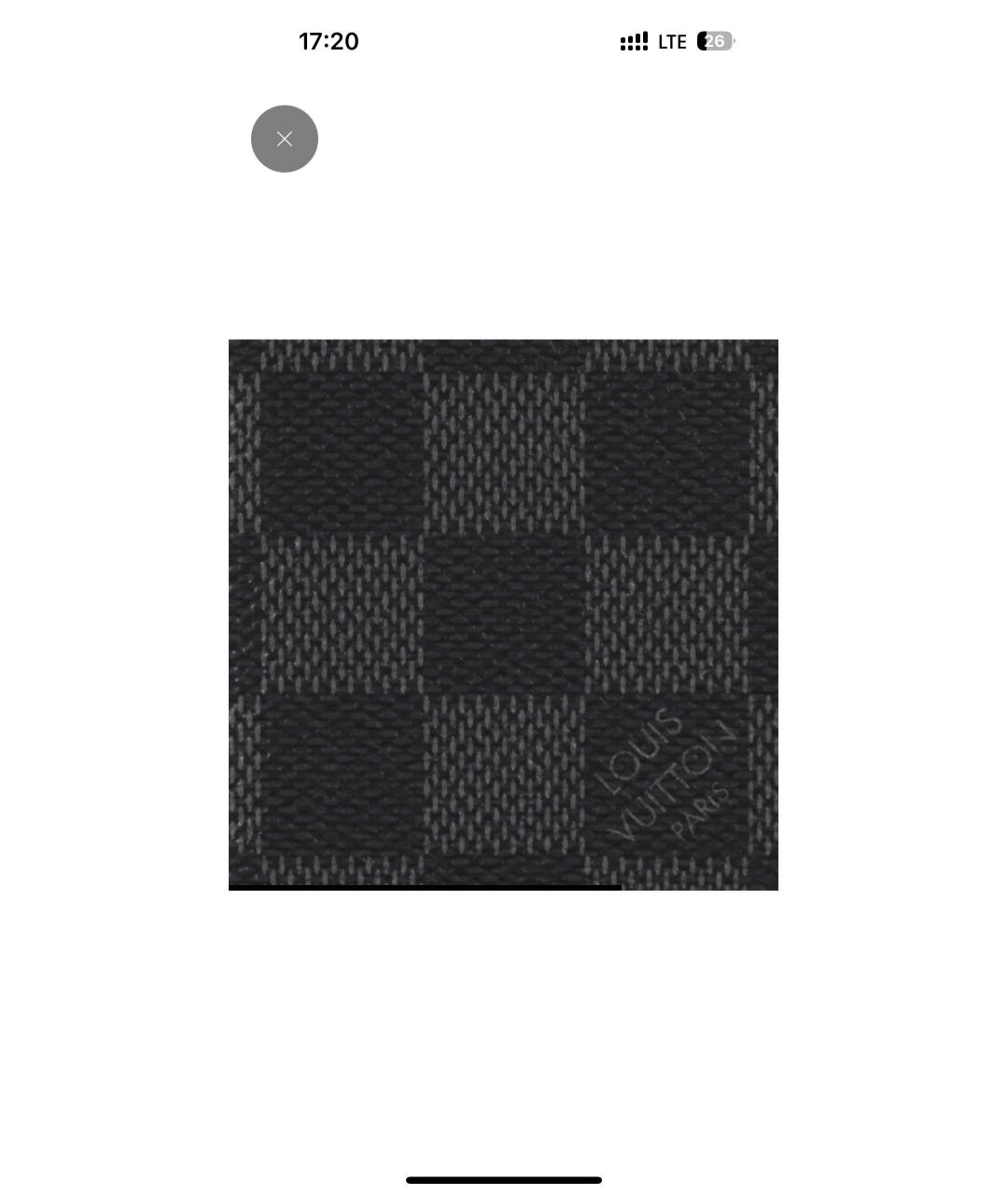 LOUIS VUITTON Антрацитовый кошелек, фото 5