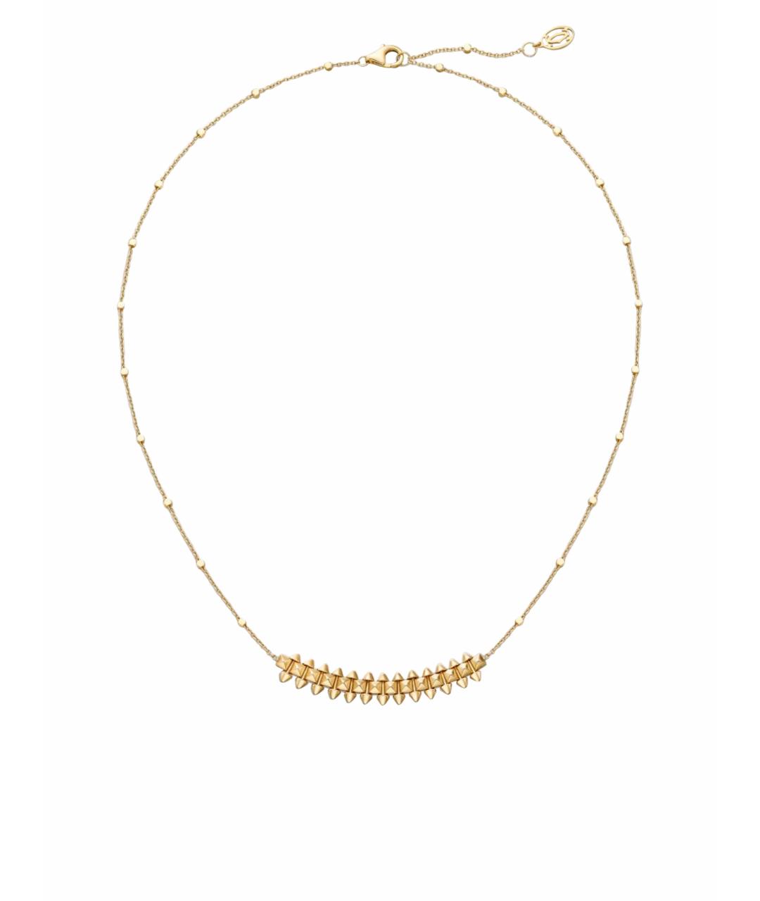 CARTIER Золотое колье из желтого золота, фото 1