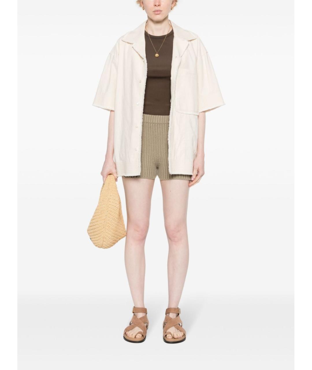 MAX MARA Фуксия хлопковые шорты, фото 2