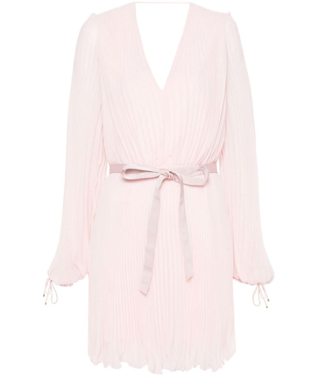 MAX MARA Розовое полиэстеровое повседневное платье, фото 1