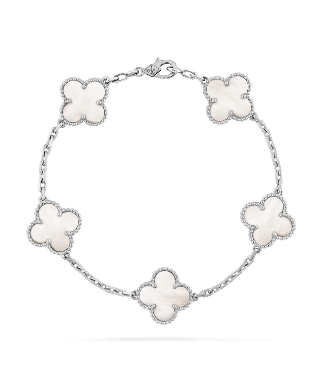 VAN CLEEF & ARPELS Белый браслет из белого золота, фото 4