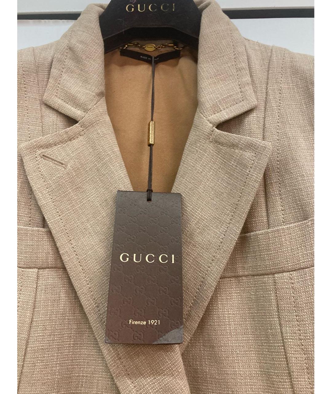 GUCCI Бежевый жилет, фото 3