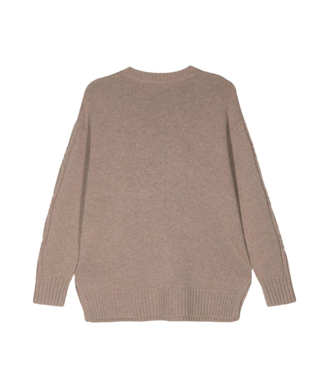 MAX MARA Бежевый кашемировый джемпер / свитер, фото 2
