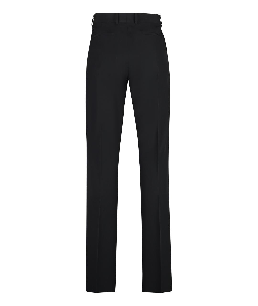 GIVENCHY Черные шерстяные повседневные брюки, фото 2