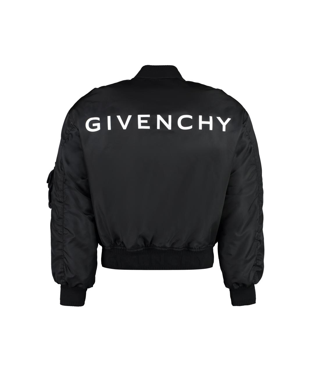 GIVENCHY Черная полиамидовая куртка, фото 2