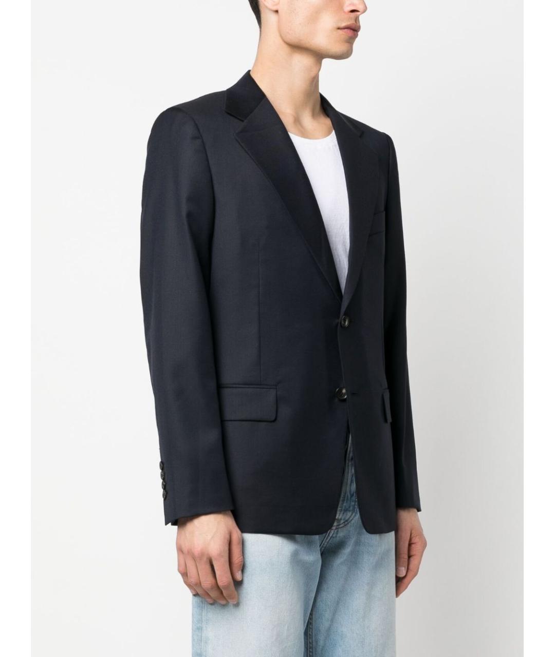 LANVIN Темно-синий пиджак, фото 2