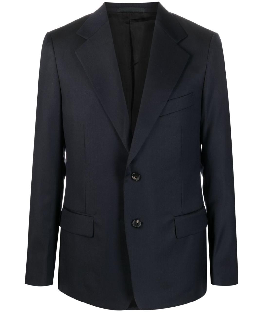 LANVIN Темно-синий пиджак, фото 1