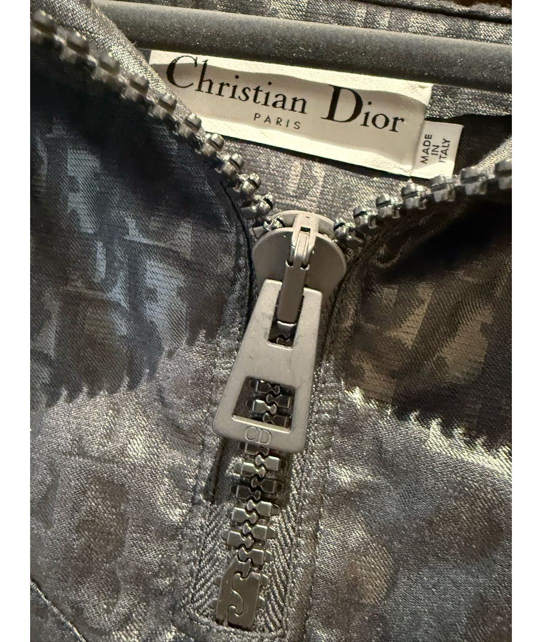 CHRISTIAN DIOR Черная полиэстеровая куртка, фото 3