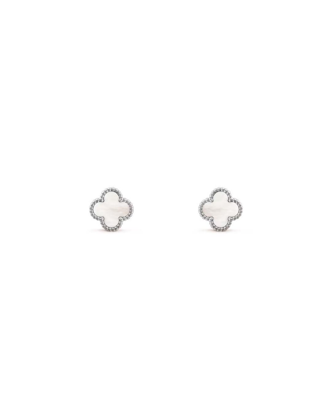 VAN CLEEF & ARPELS Белые серьги из белого золота, фото 1