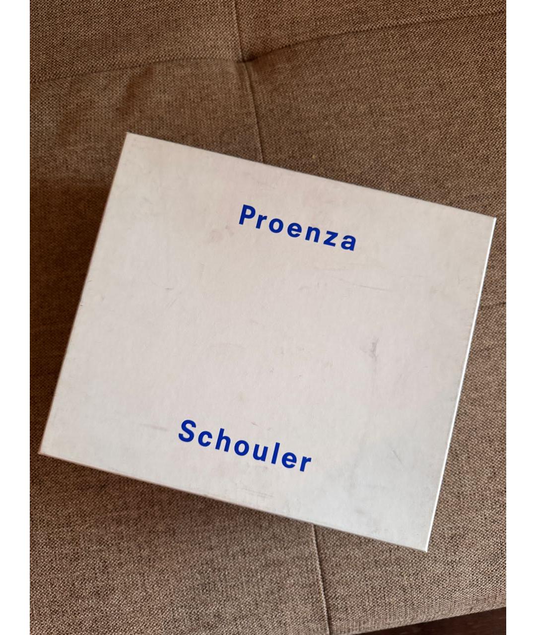 PROENZA SCHOULER Черные кожаные ботинки, фото 4