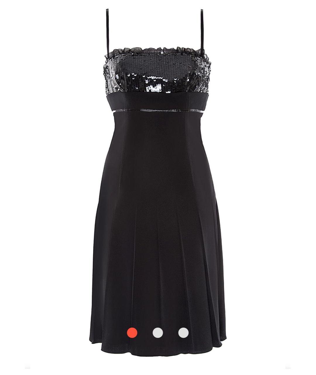 DOLCE&GABBANA Черное шерстяное вечернее платье, фото 9