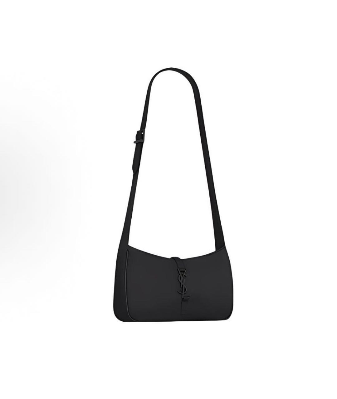 SAINT LAURENT Черная сумка через плечо, фото 2