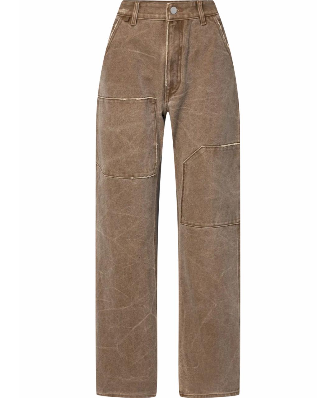ACNE STUDIOS Хлопковые прямые джинсы, фото 1