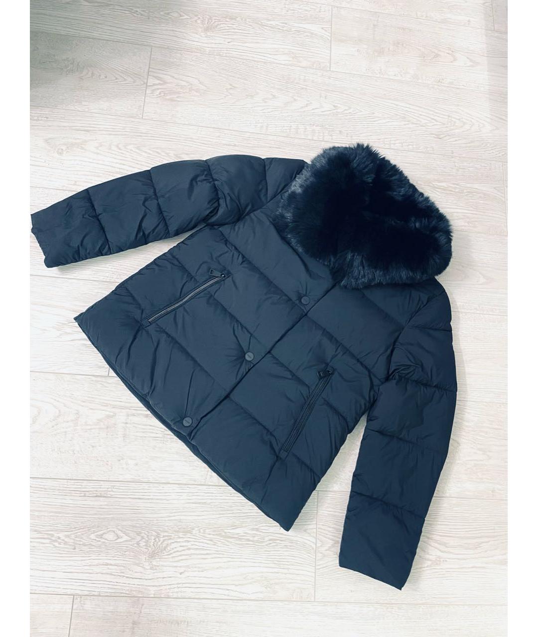DKNY Черная полиэстеровая куртка, фото 2