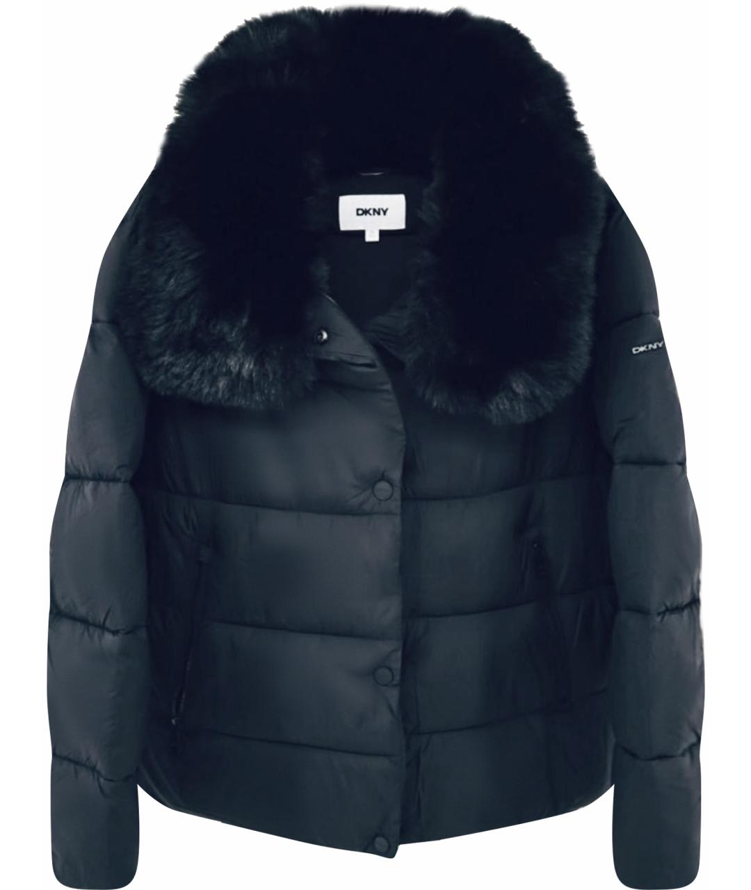 DKNY Черная полиэстеровая куртка, фото 1