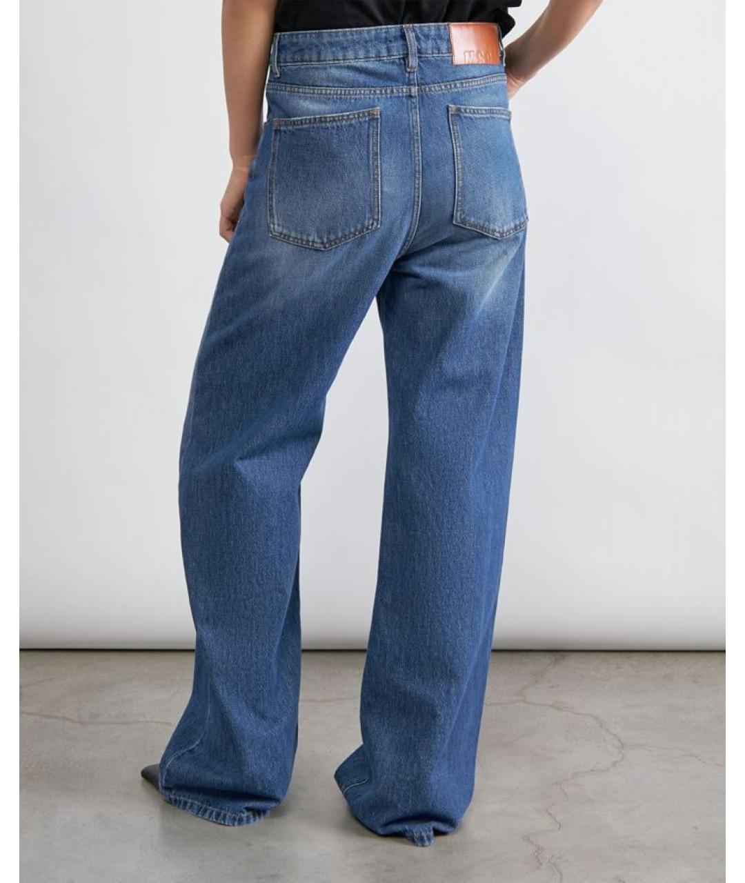 MSGM Синие хлопковые прямые джинсы, фото 2