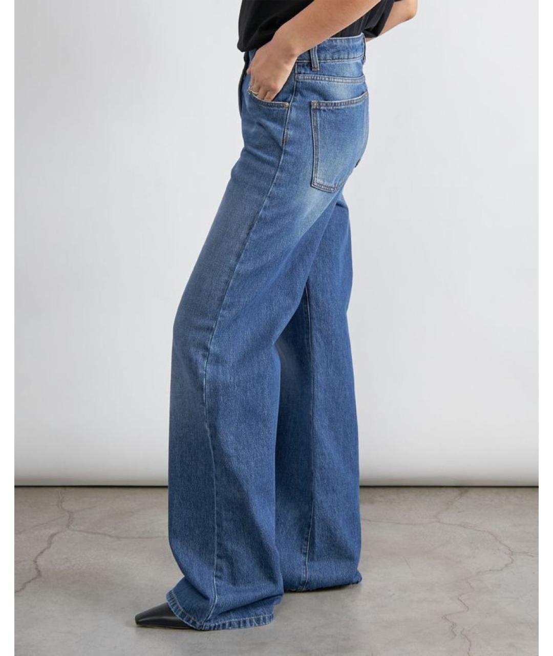 MSGM Синие хлопковые прямые джинсы, фото 5