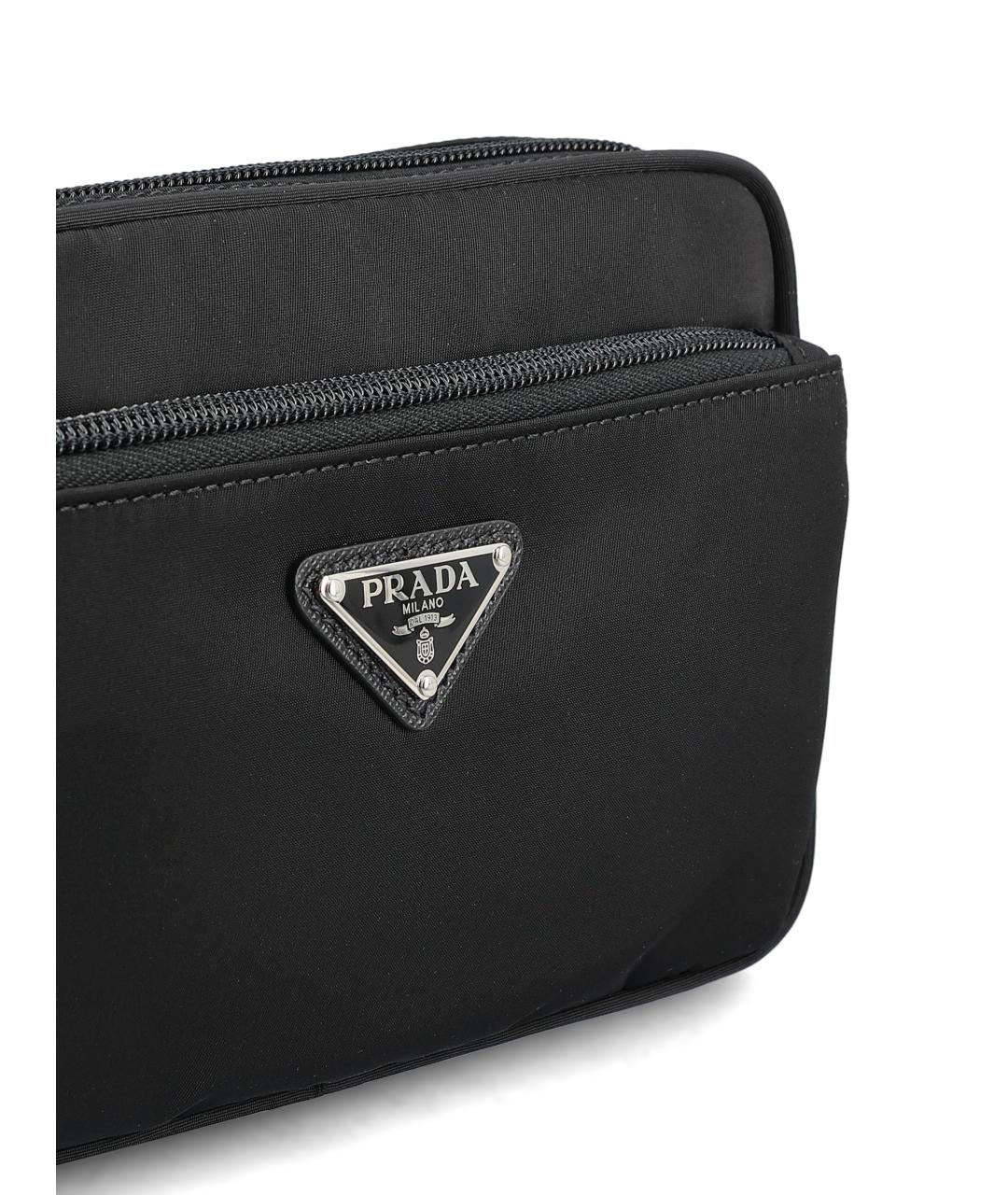 PRADA Черная поясная сумка, фото 4