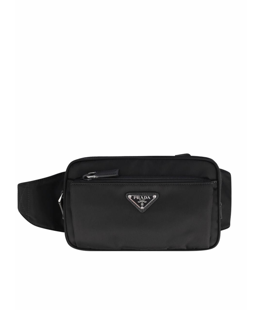 PRADA Черная поясная сумка, фото 1