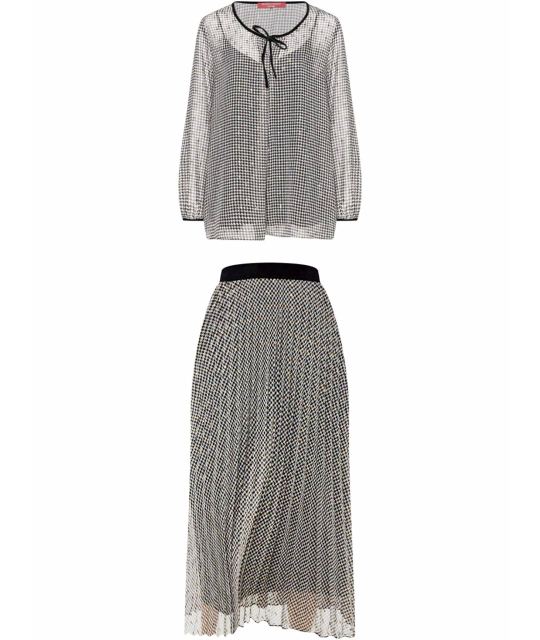 MAX MARA Серый полиэстеровый костюм с юбками, фото 1