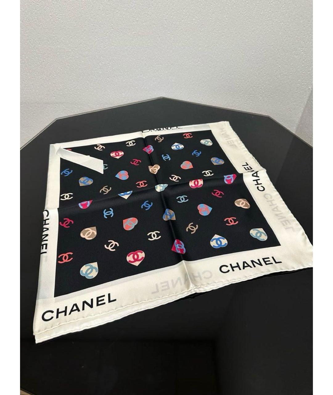 CHANEL Мульти шелковый платок, фото 2
