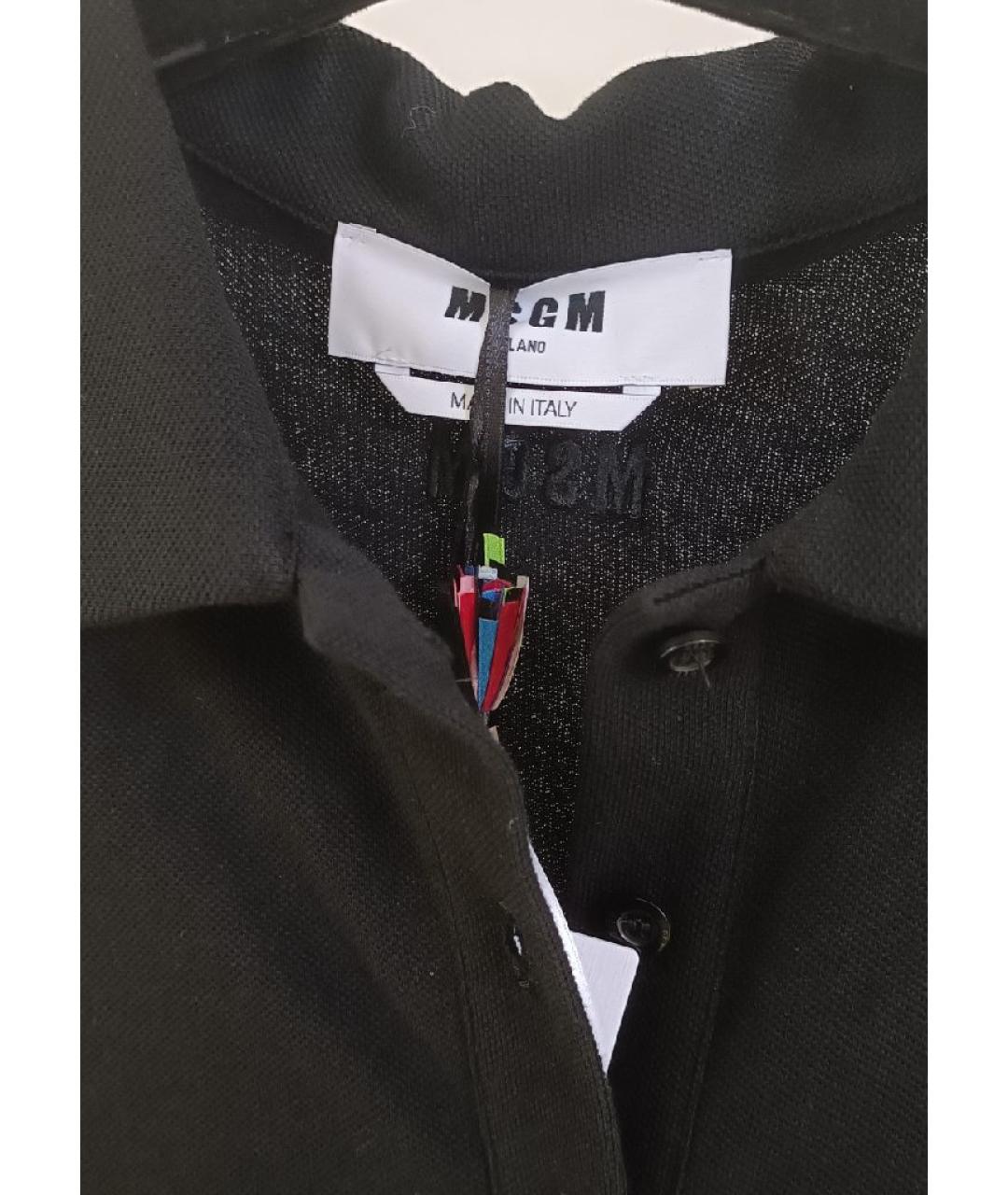 MSGM Черный хлопковый комбинезон, фото 3