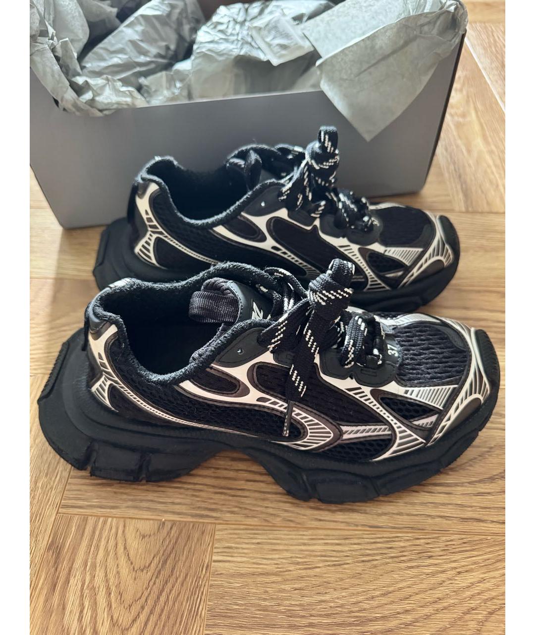 BALENCIAGA Черные кроссовки, фото 3